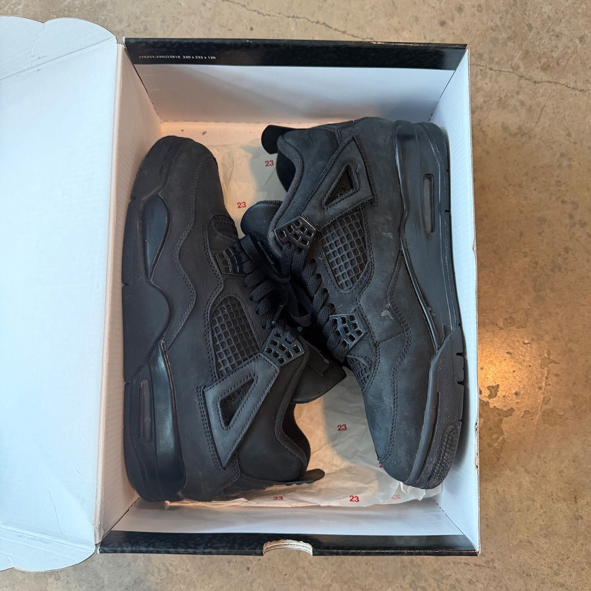 NO BOX jordan 4 black cat - Used/Worn