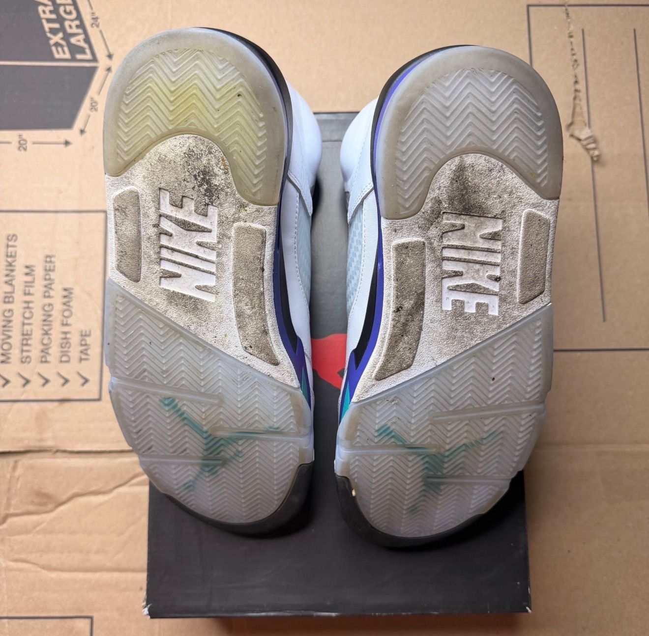 WORN JORDAN 5 "AQUA" - Used/Worn