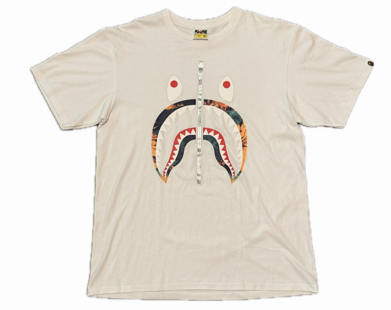 BAPE Shark Tee White