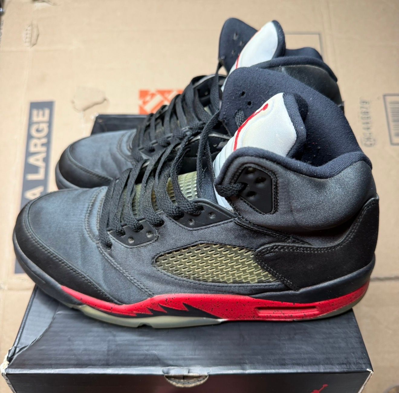 WORN JORDAN 5 "SATIN BRED" - Used/Worn