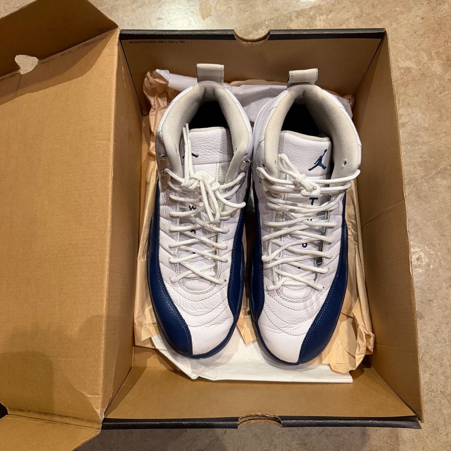 WORN JORDAN 12 "FRENCH BLUE" - Used/Worn