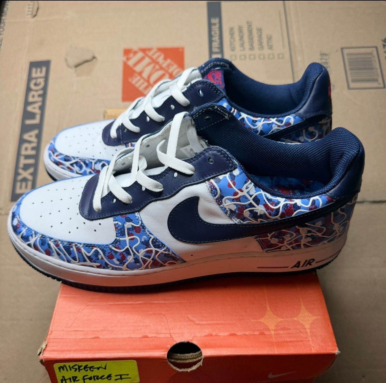 WORN AIR FORCE 1 "MISKEEN" - Used/Worn