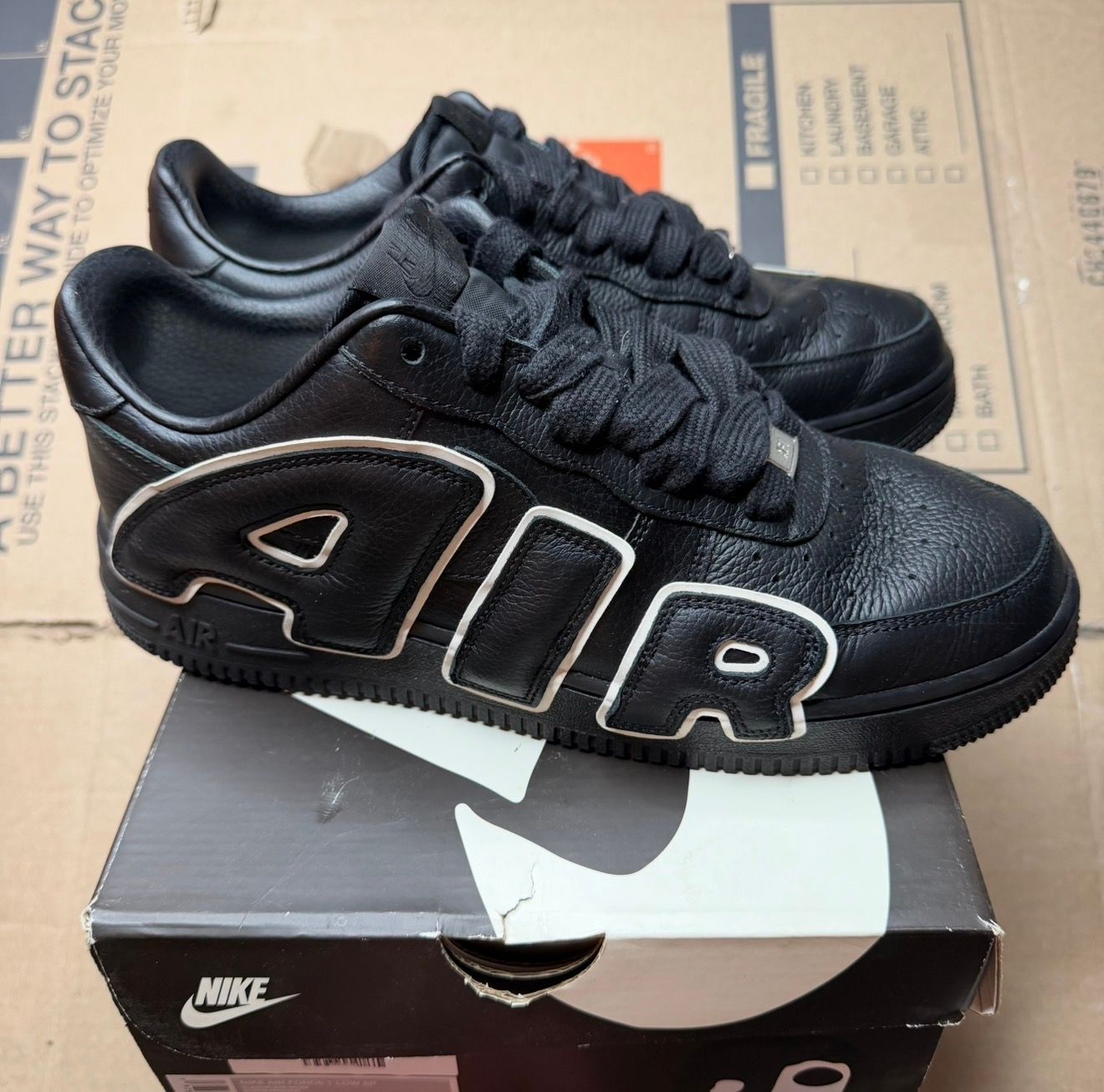 WORN CPFM AIR FORCE 1 "BLACK" - Used/Worn