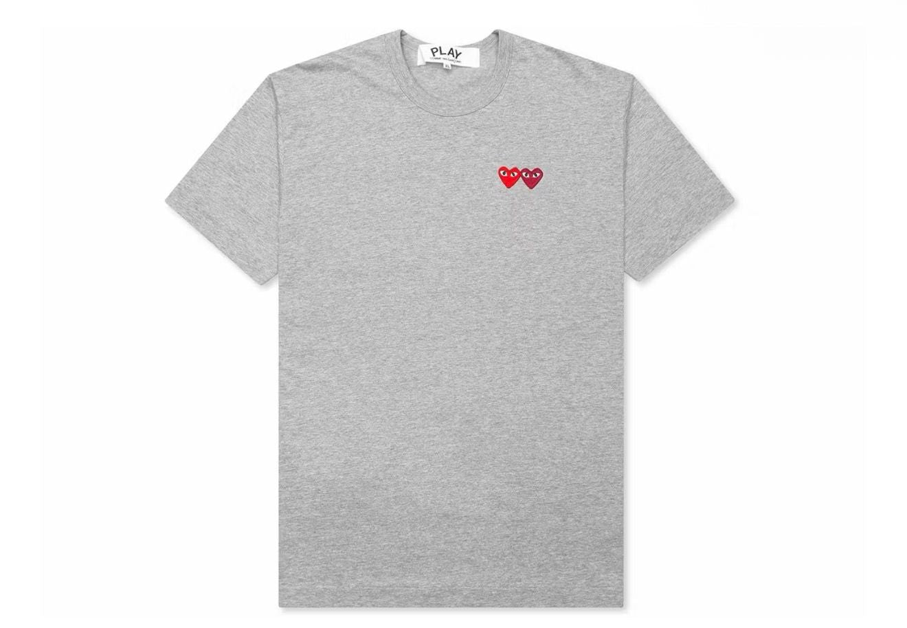 COMME des GARCONS DOUBLE HEART TEE