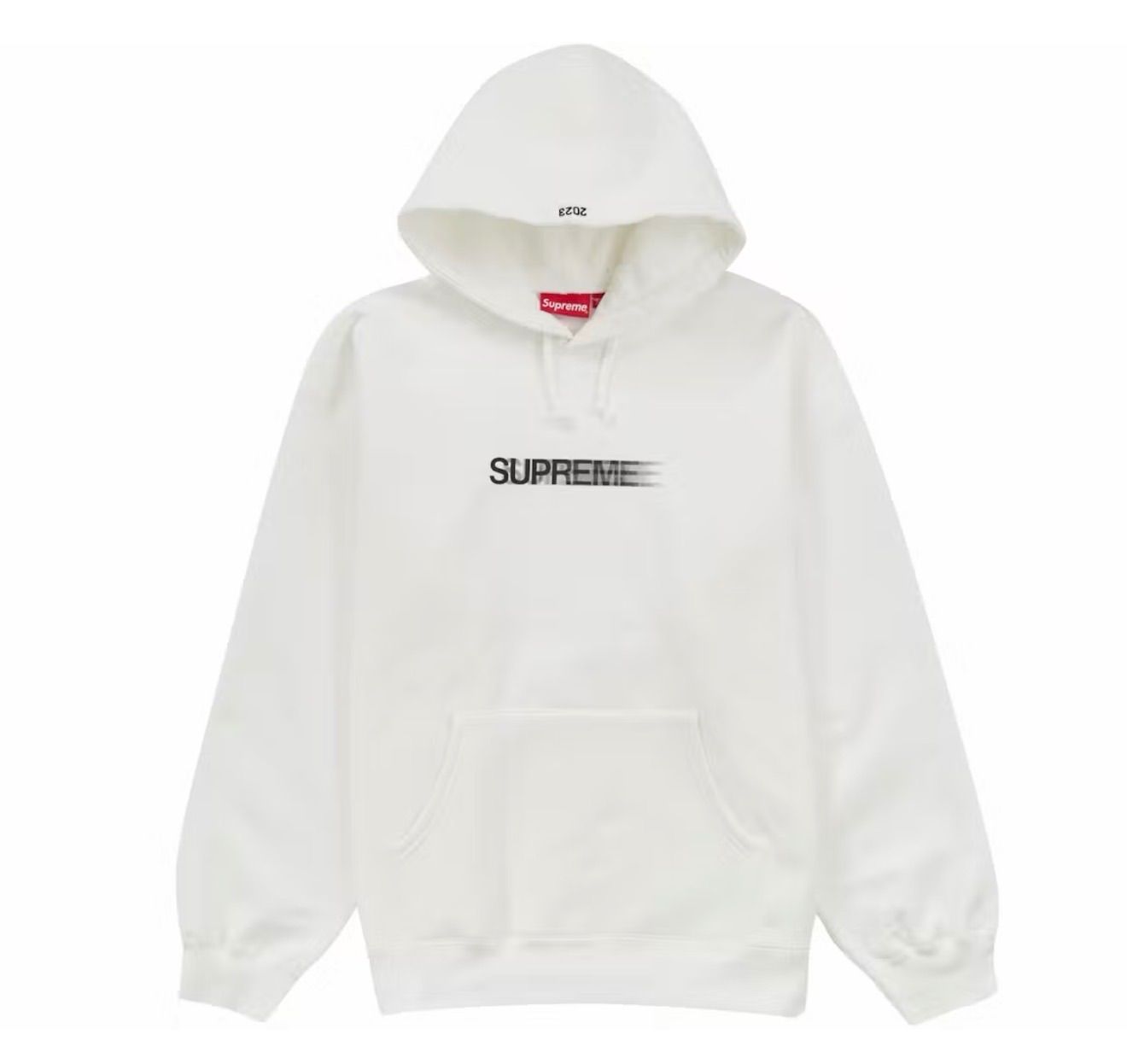 Supreme Motion Logo White Sweatshirt
