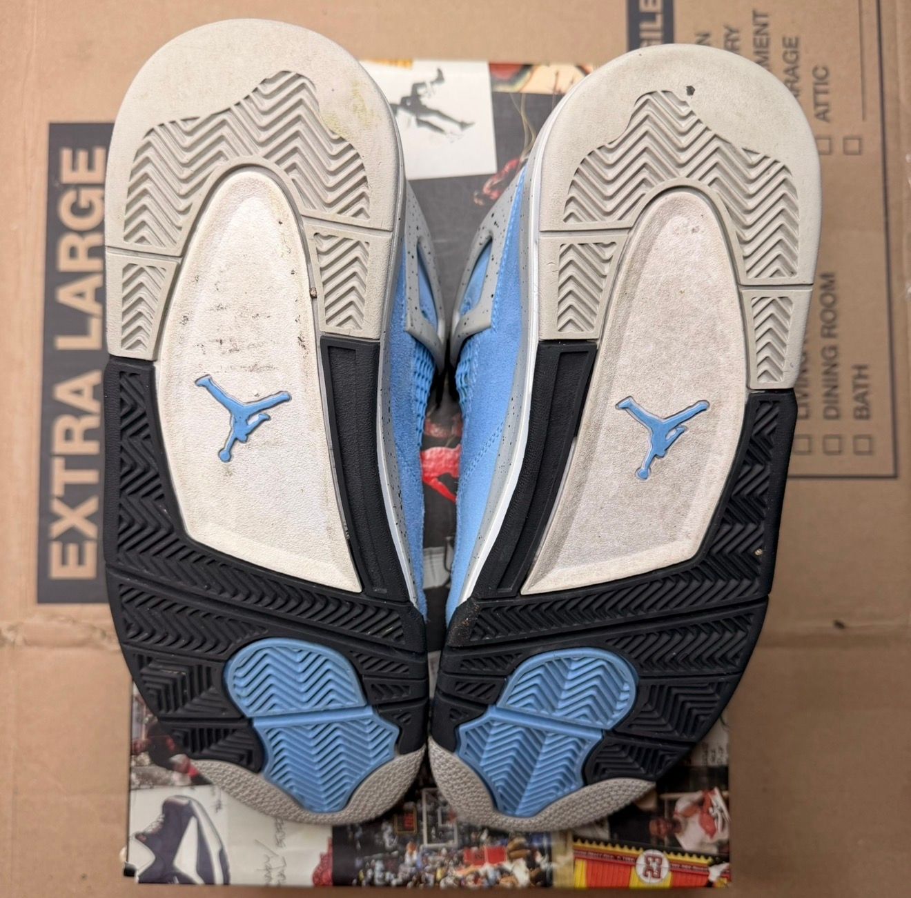 WORN JORDAN 4 "UNC" - Used/Worn
