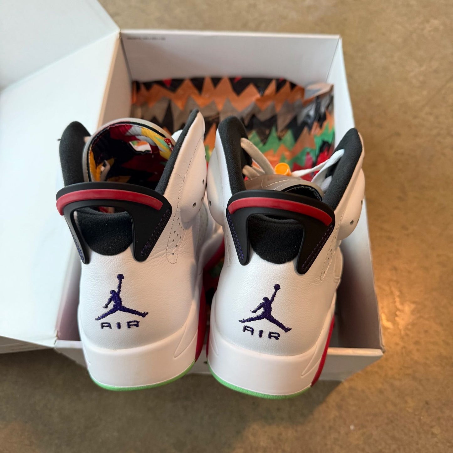WORN Jordan 6 hare - Used/Worn