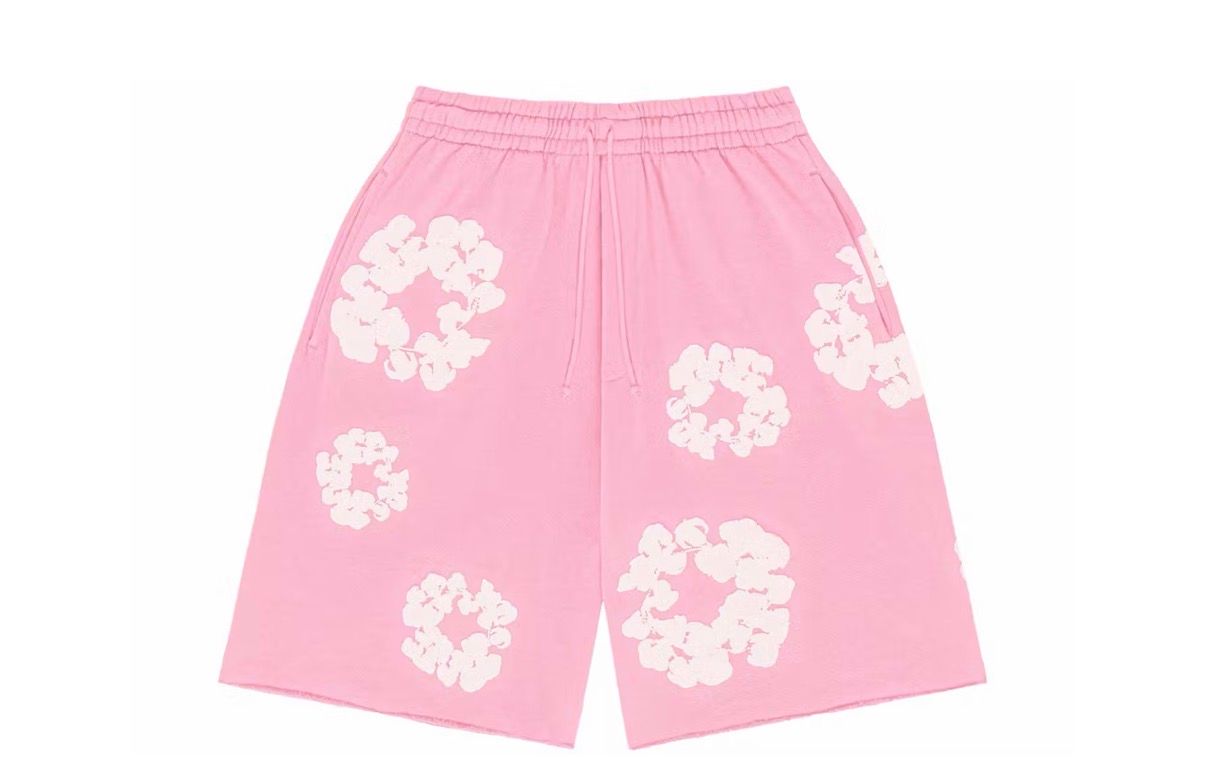 Denim Tears The Cotton Wreath Shorts Pink