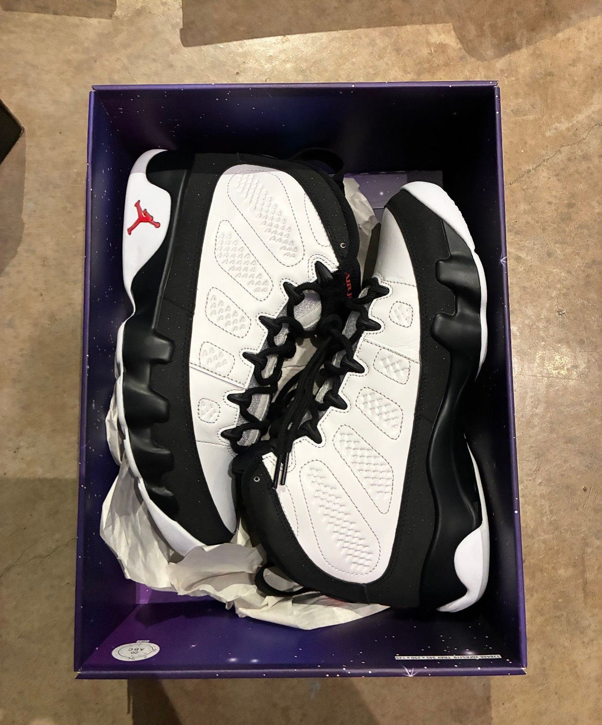 WORN JORDAN 9 "SPACE JAM" - Used/Worn