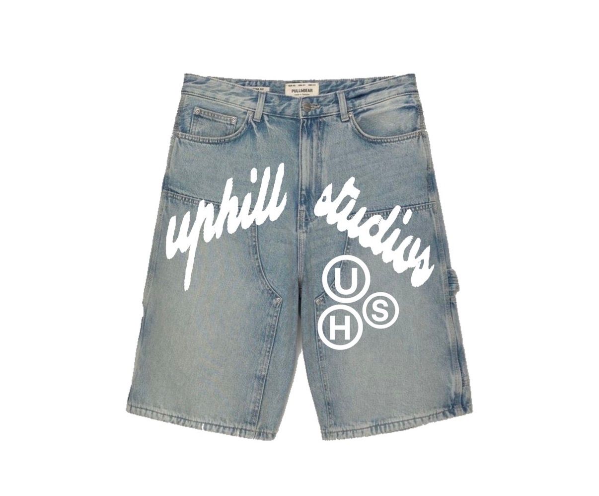 UHS BLUE DENIM SHORTS