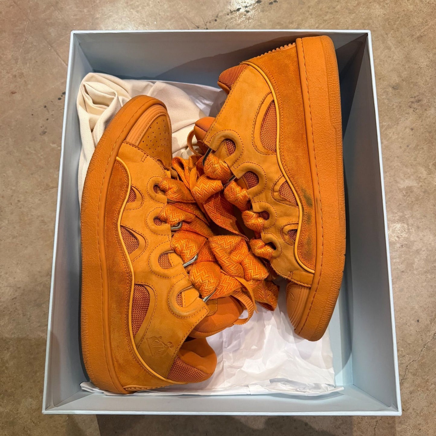 WORN LANVIN SNEAKERS - Used/Worn