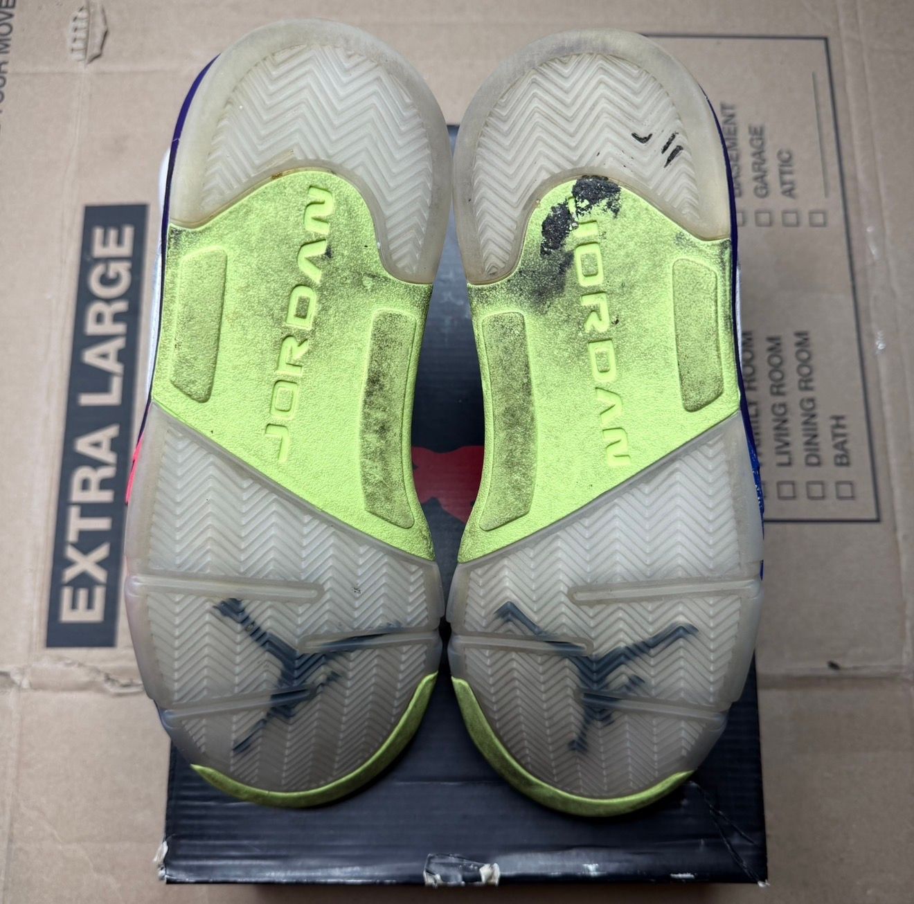 WORN JORDAN 5 "BEL AIR" - Used/Worn