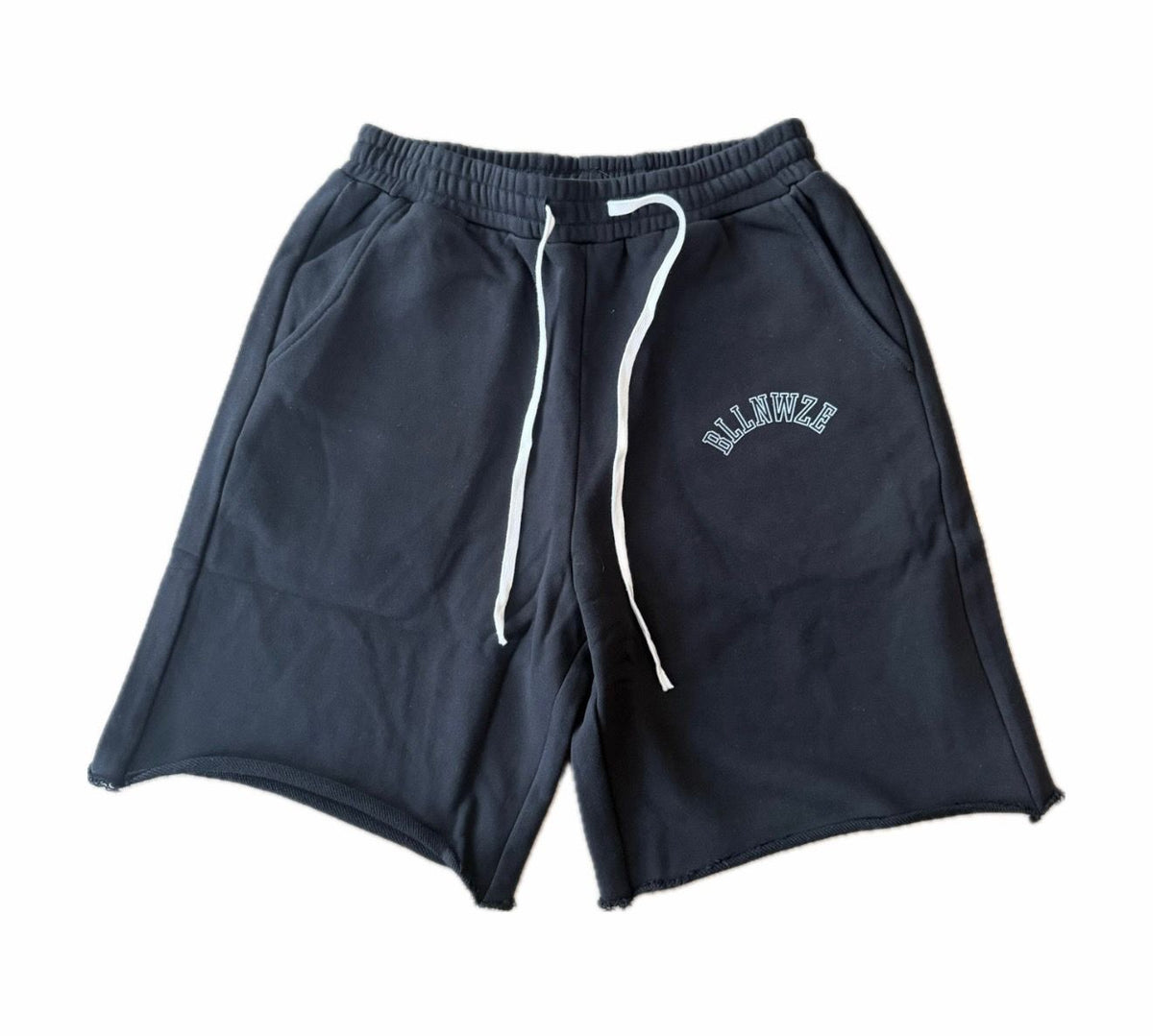 BILLIONWAZE BLACK SWEAT SHORTS