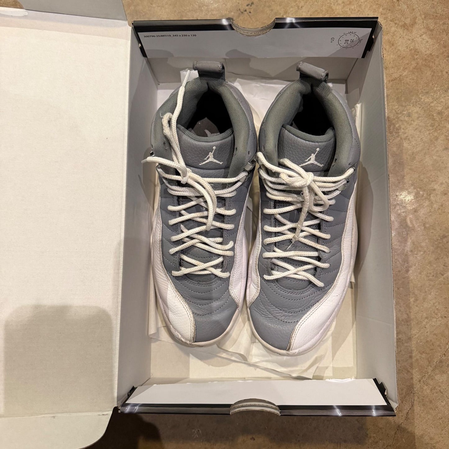 WORN JORDAN 12 "STEALTH" - Used/Worn