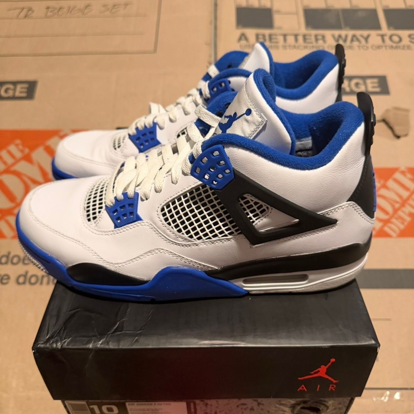 WORN JORDAN 4 "MOTORSPORTS" - Used/Worn