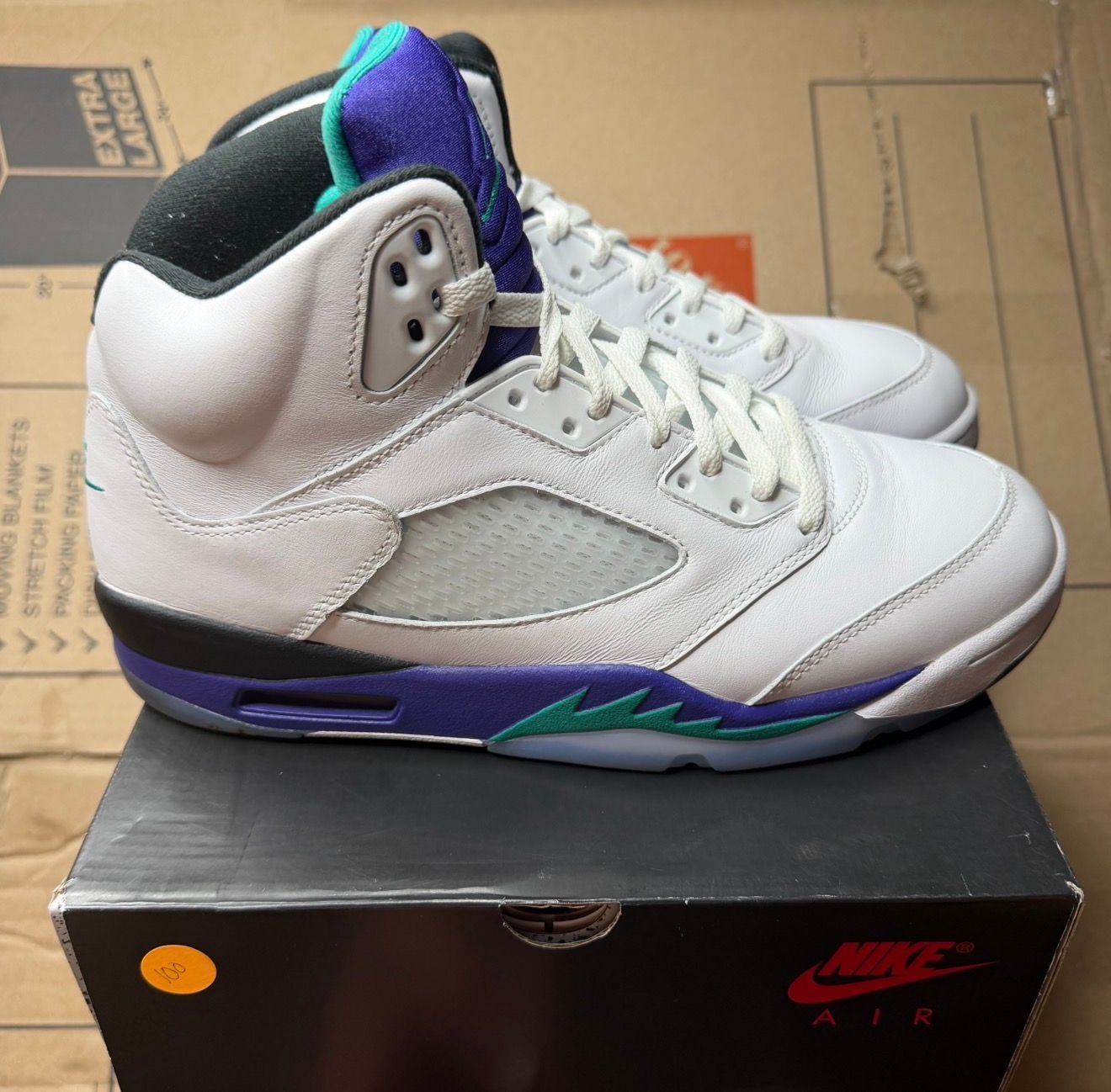 WORN JORDAN 5 "AQUA" - Used/Worn