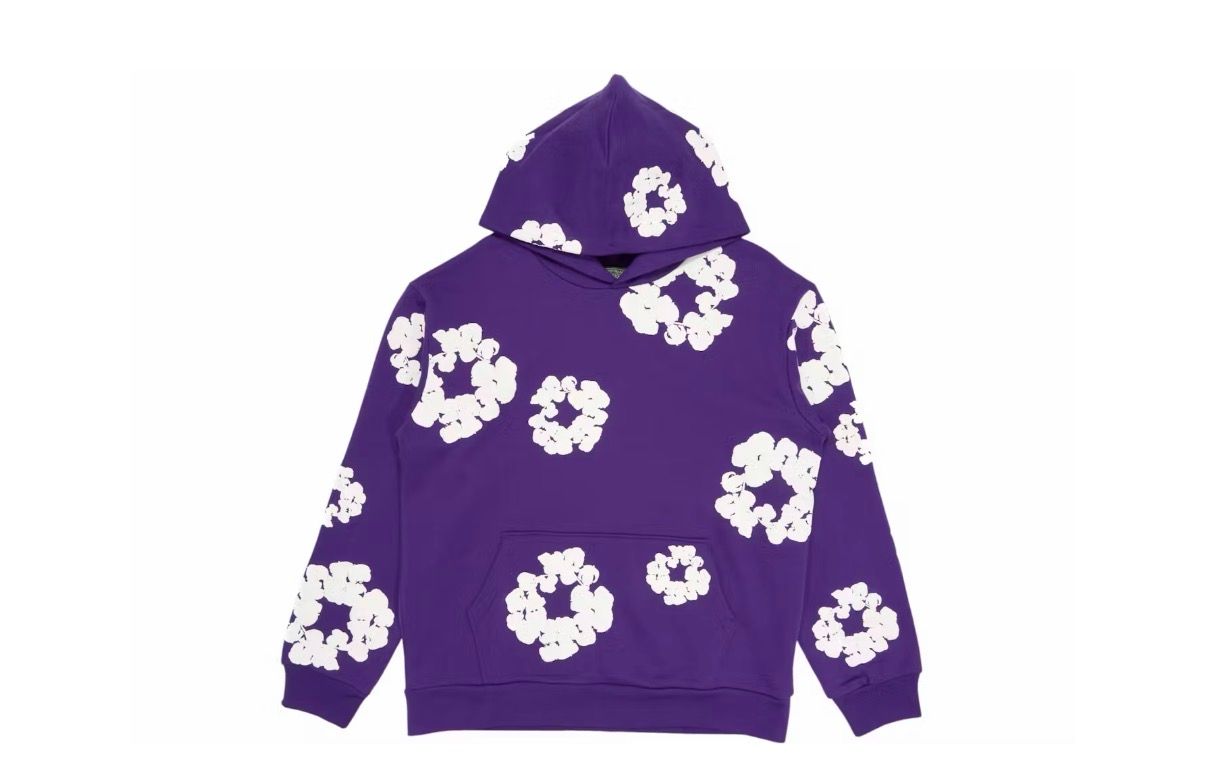 Denim Tears The Cotton Wreath Sweatshirt Purple