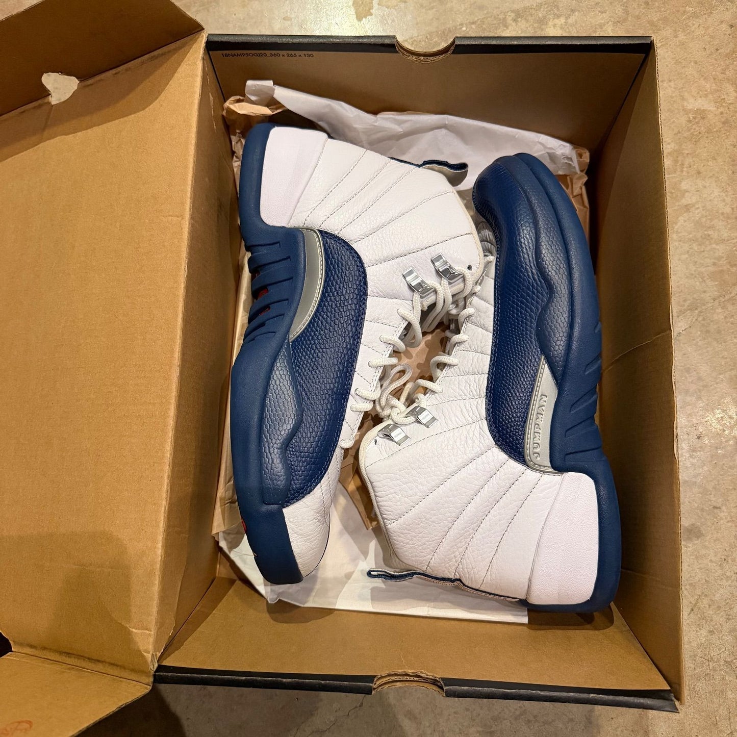 WORN JORDAN 12 "FRENCH BLUE" - Used/Worn