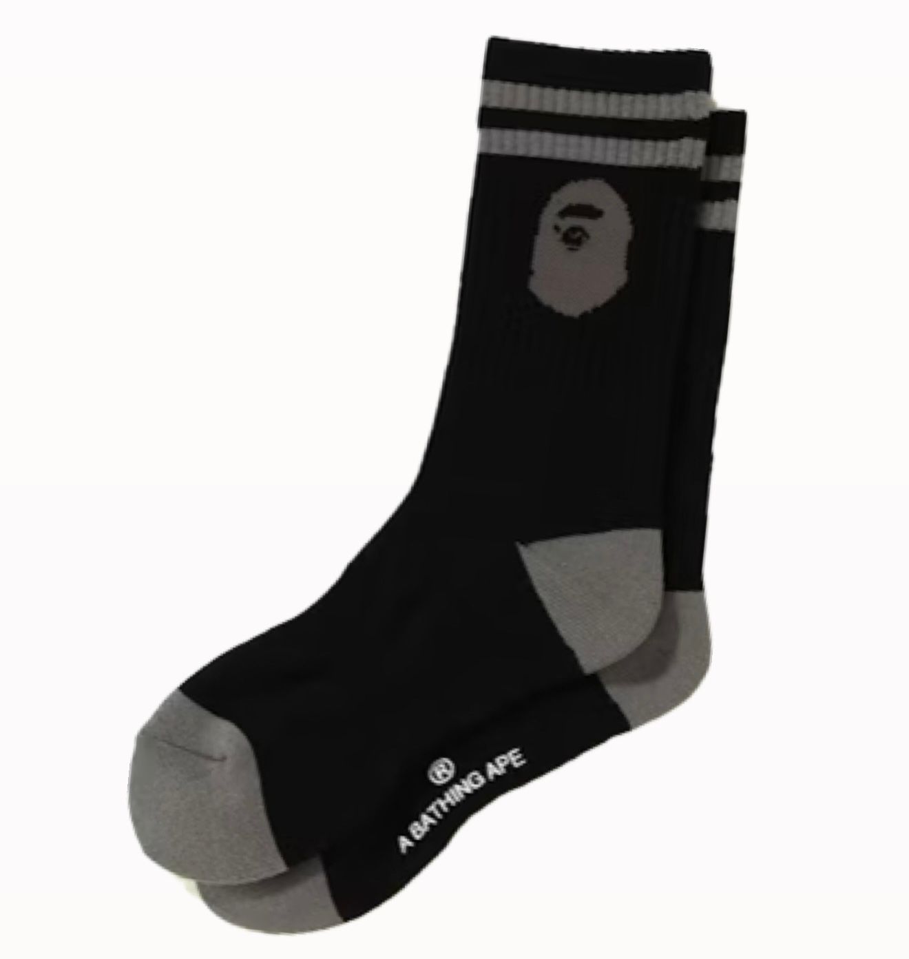 BAPE Black Striped Socks