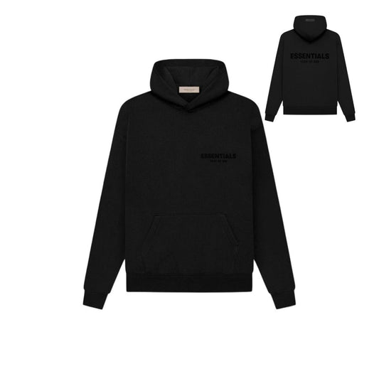ESSENTIALS LIMO BLACK HOODIE