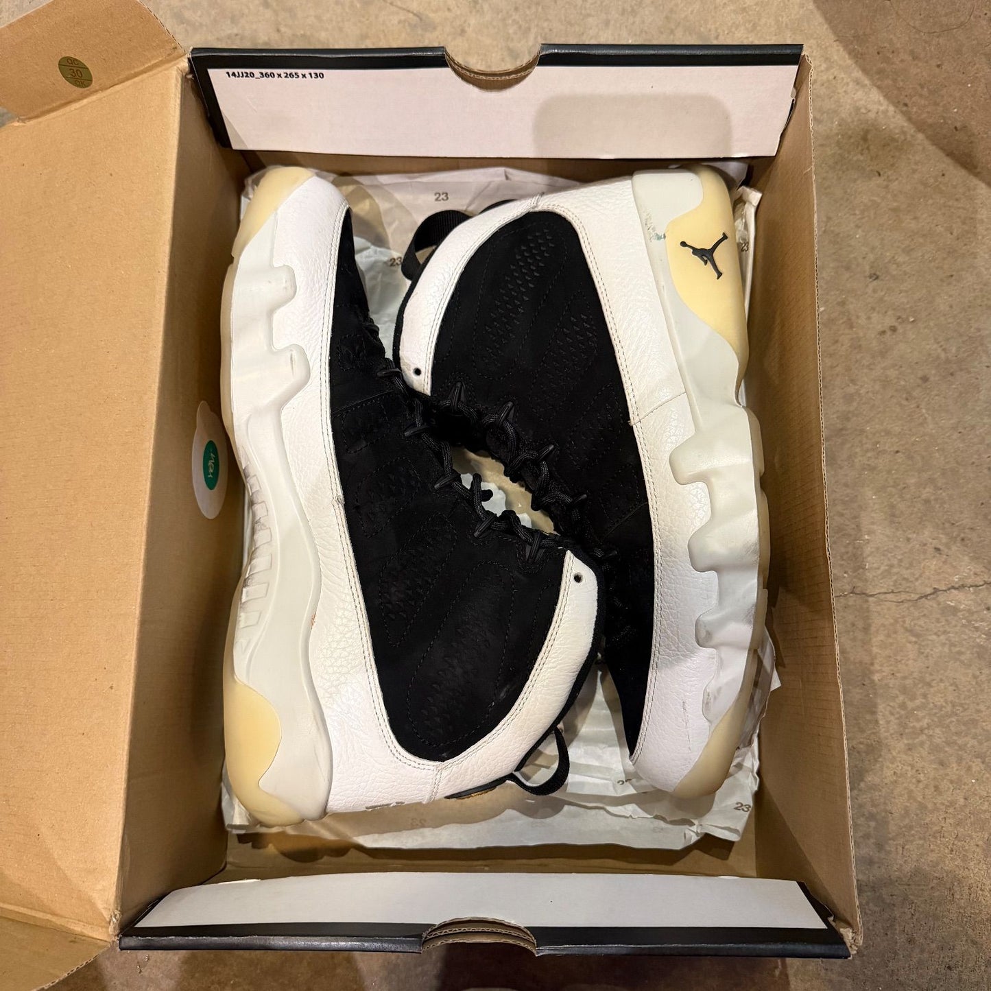 WORN JORDAN 9 "CITY OF FLIGHT" - Used/Worn
