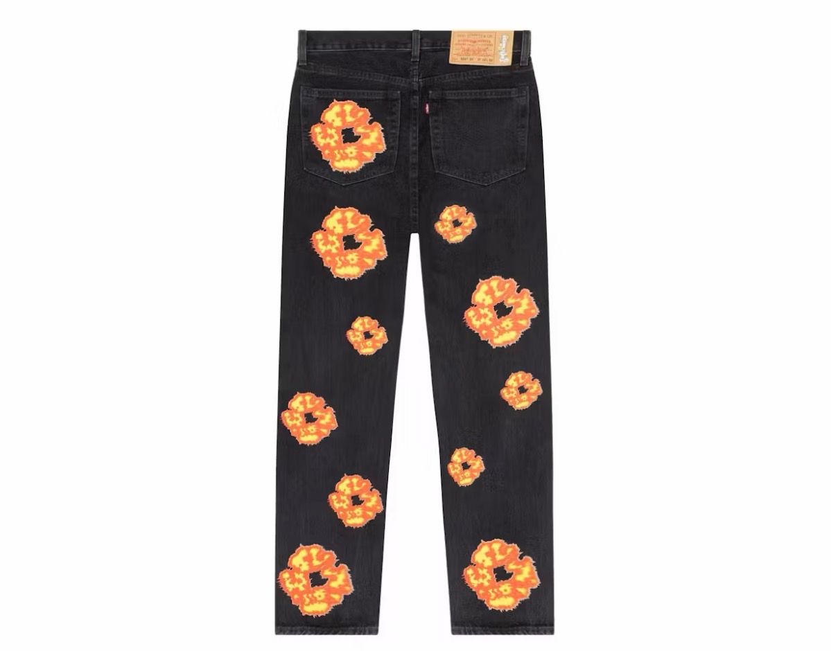 Denim Tears X Offset Black Jeans