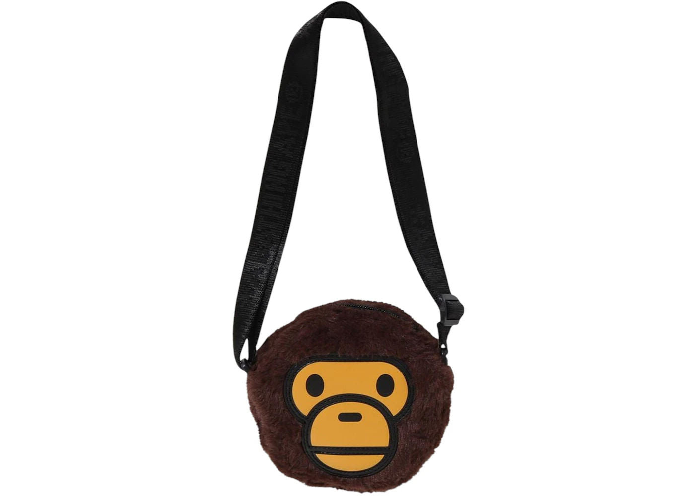 BAPE Baby Milo Boa Shoulder Bag Brown