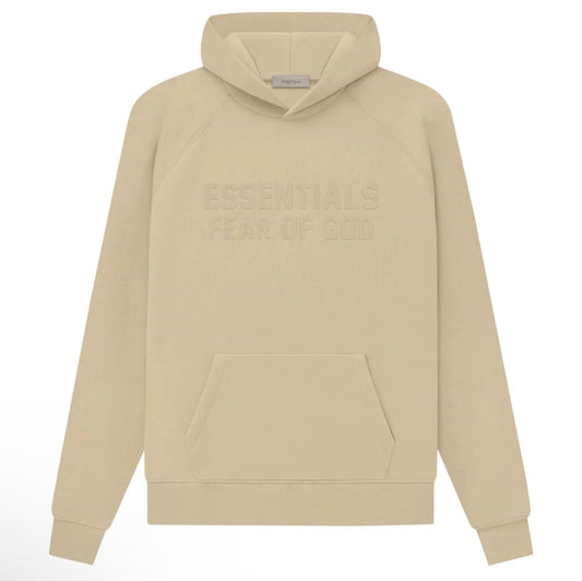 FEAR OF GOD X ESSENTIALS SAND HOODIE