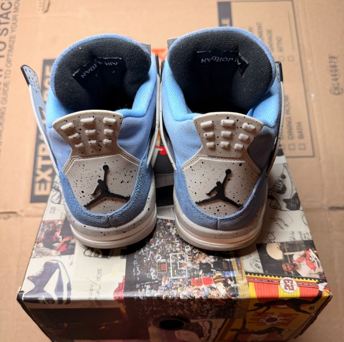WORN JORDAN 4 "UNC" - Used/Worn