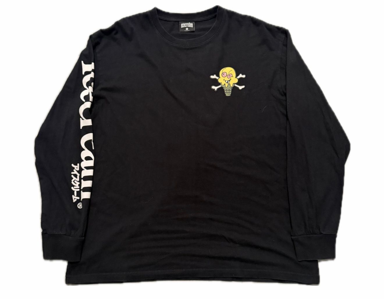 ICE CREAM LOGO LONGSLEEVE - Used/Worn