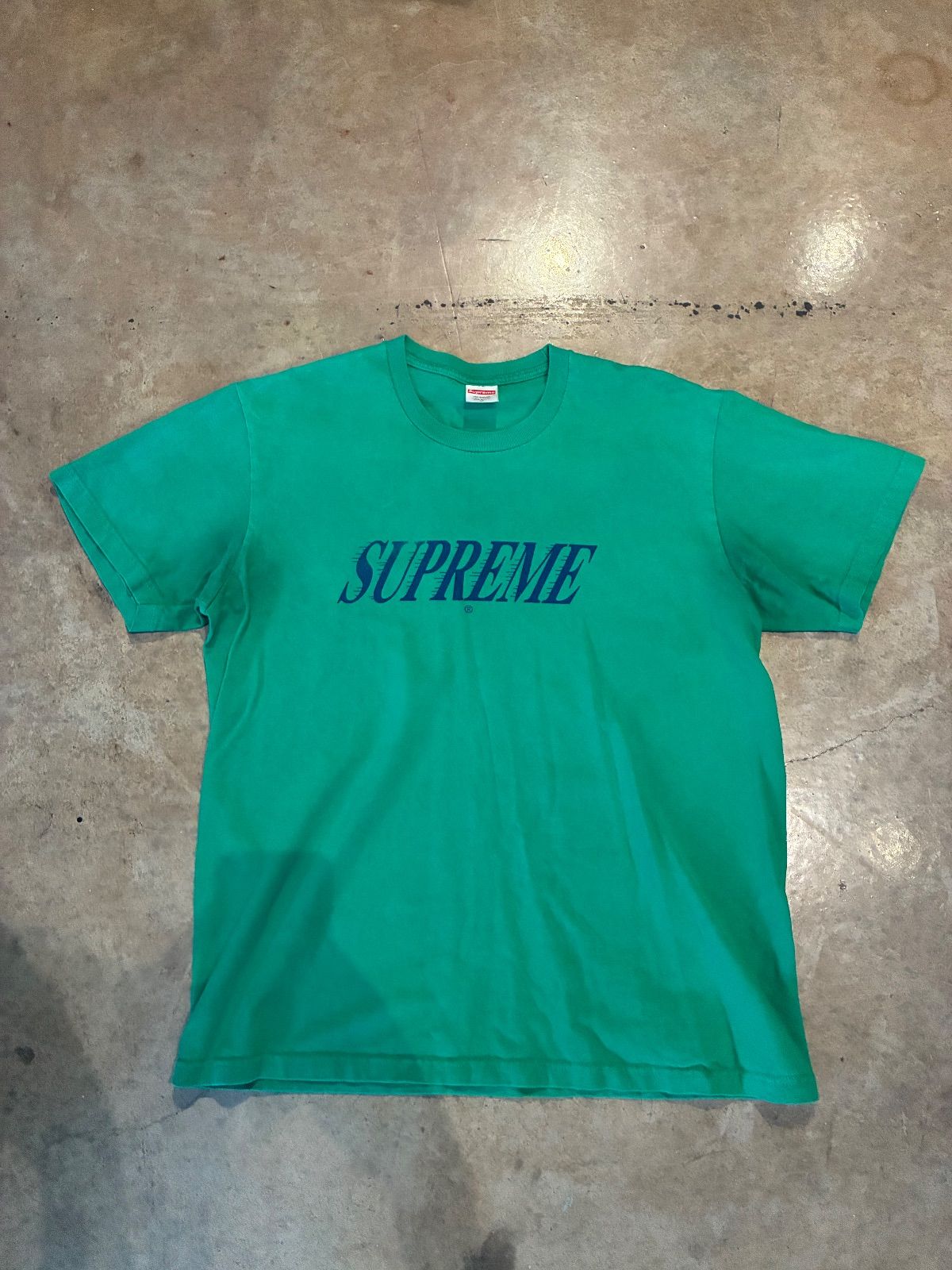 WORN Supreme Green Tee - Used/Worn