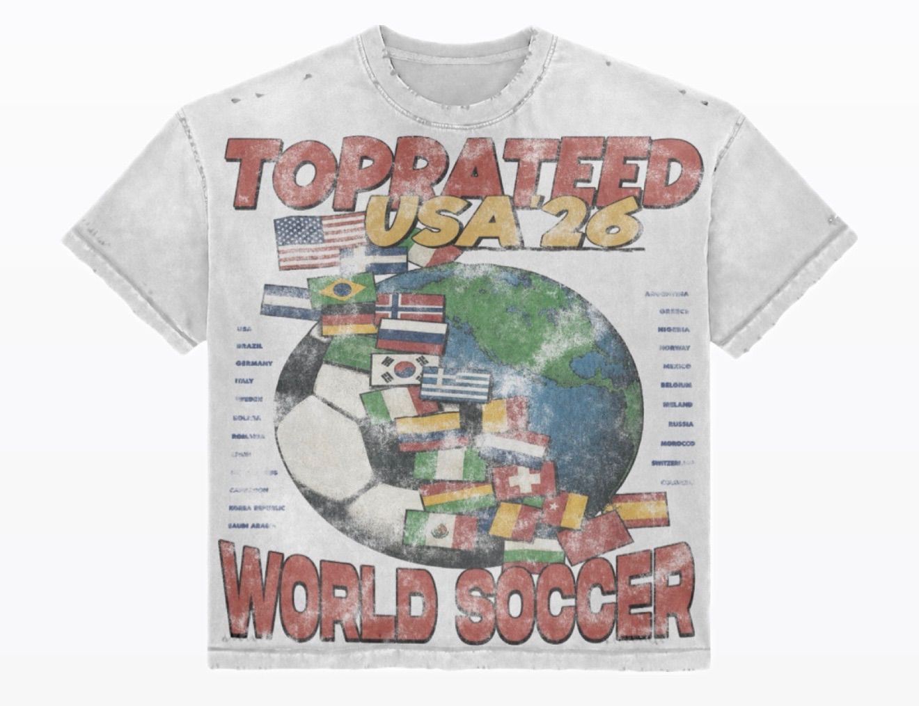 TR USA 26' WHITE TEE