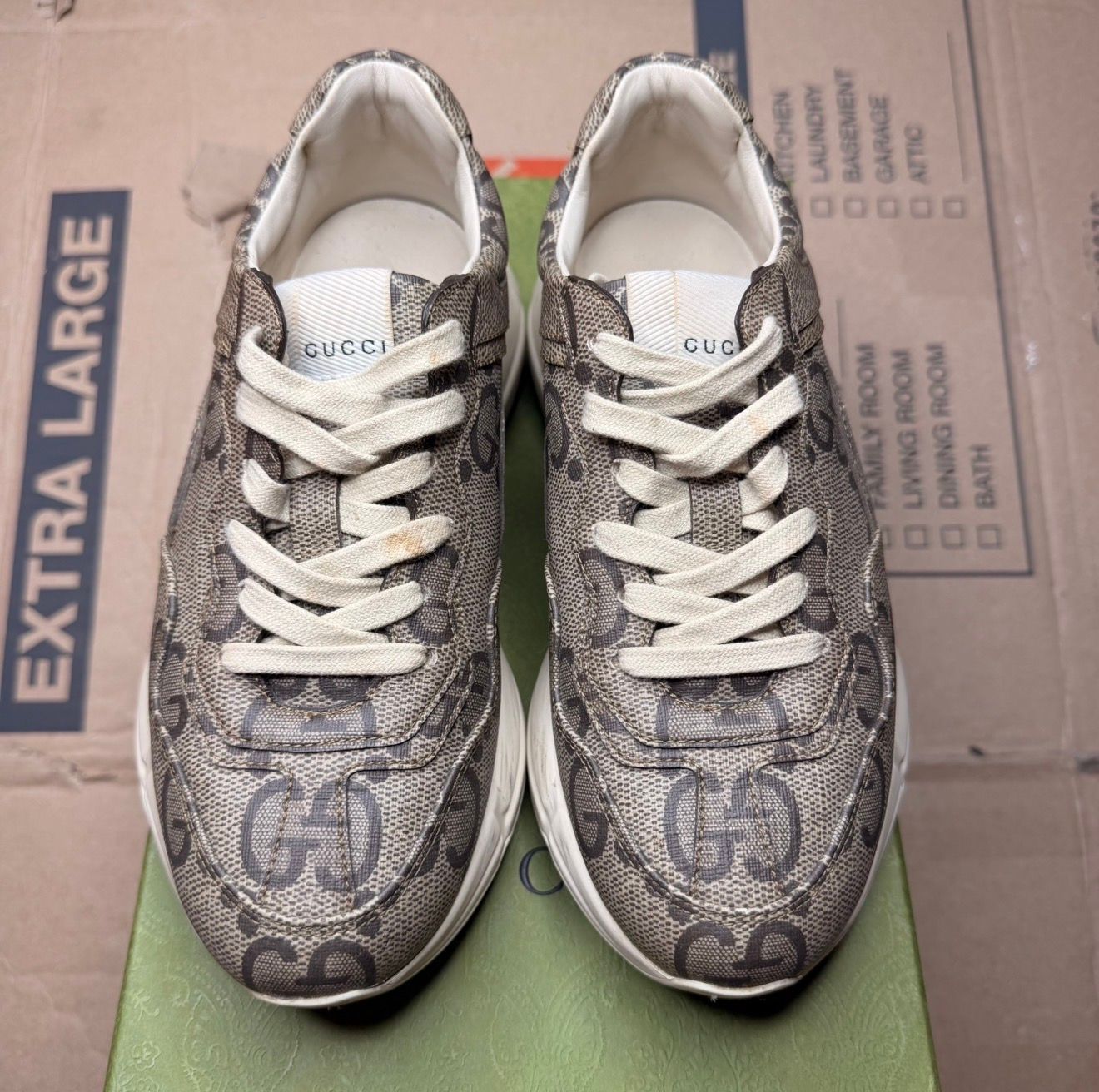 WORN GUCCI SNEAKERS - Used/Worn