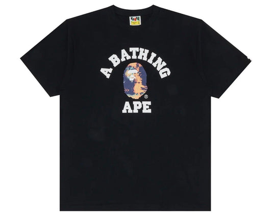 BAPE Tie Dye Tee Black