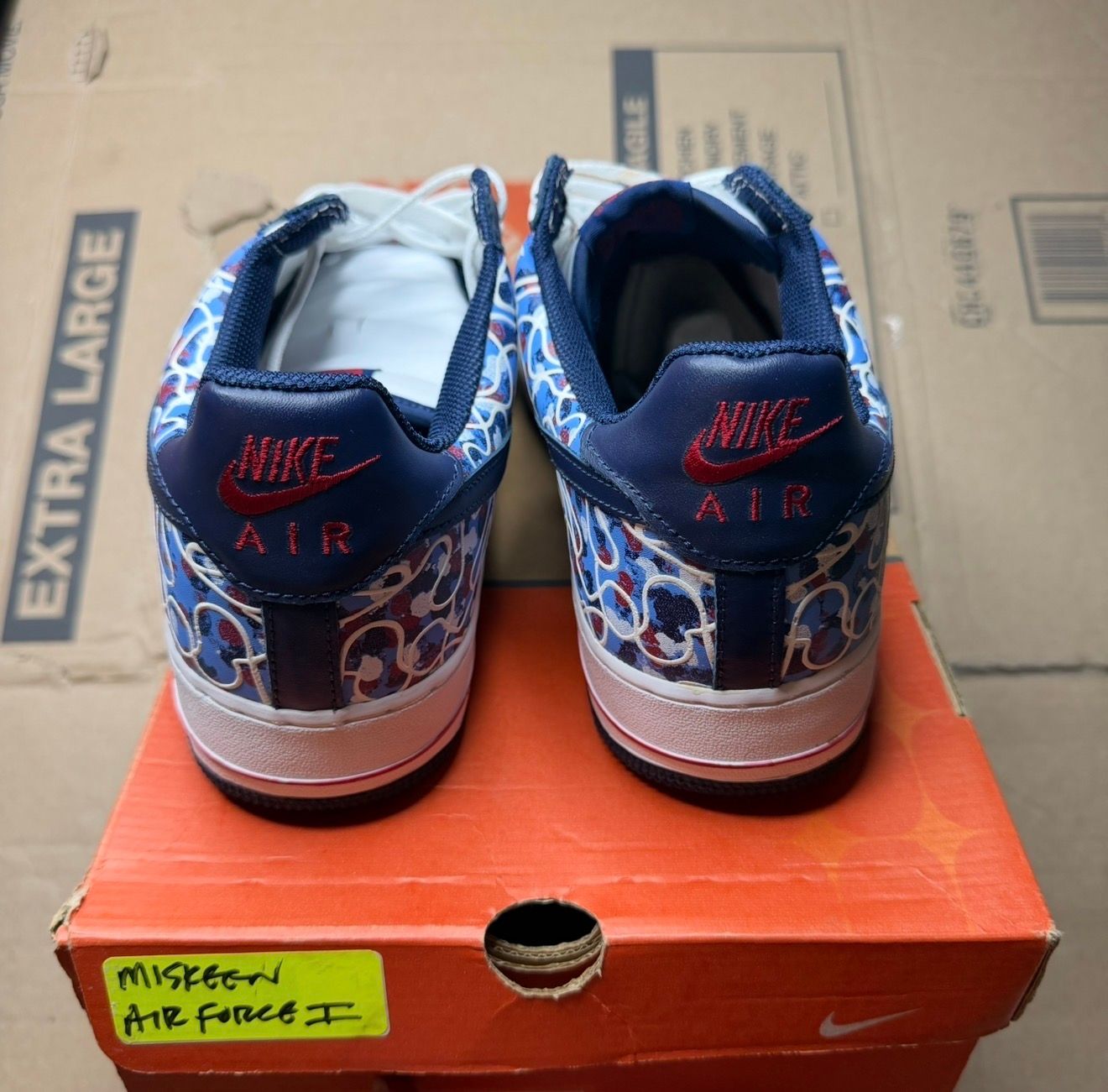 WORN AIR FORCE 1 "MISKEEN" - Used/Worn