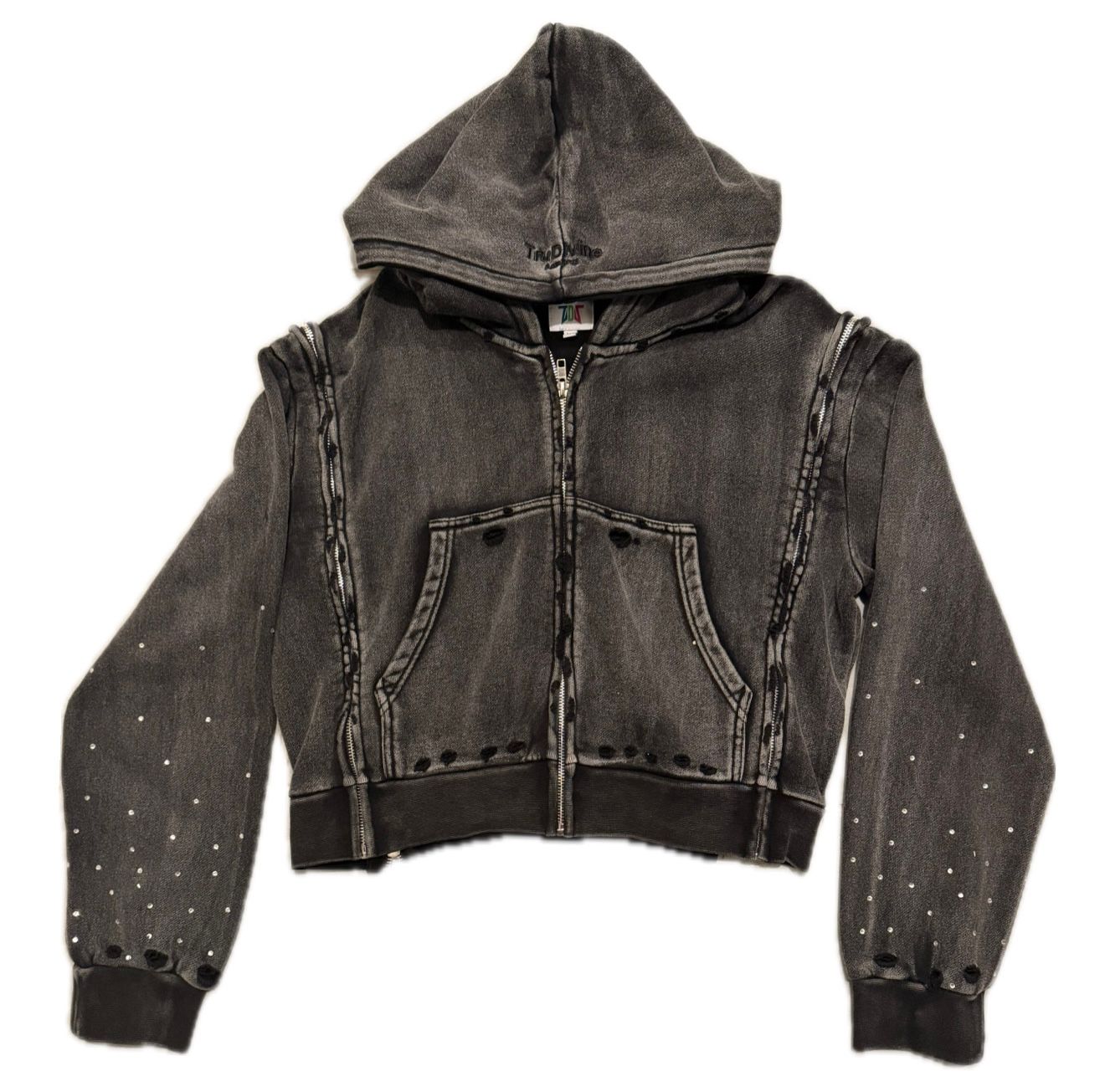 ZDJ Washed Black Hoodie