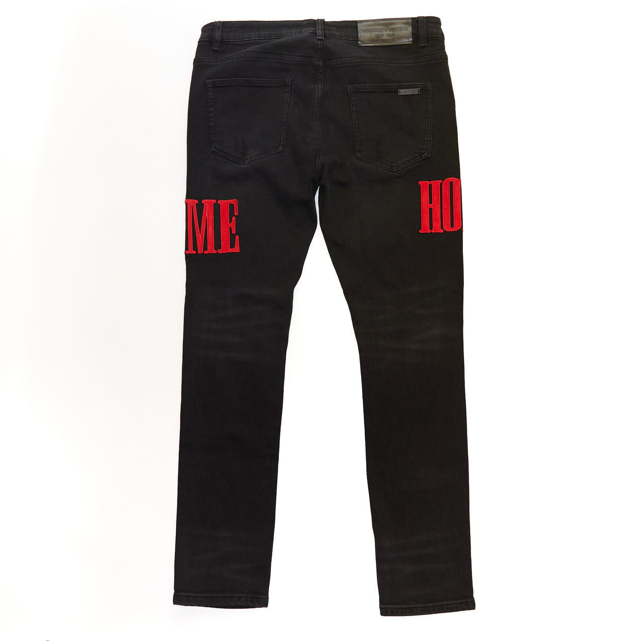 HOMME FEMME Red/Black Jeans