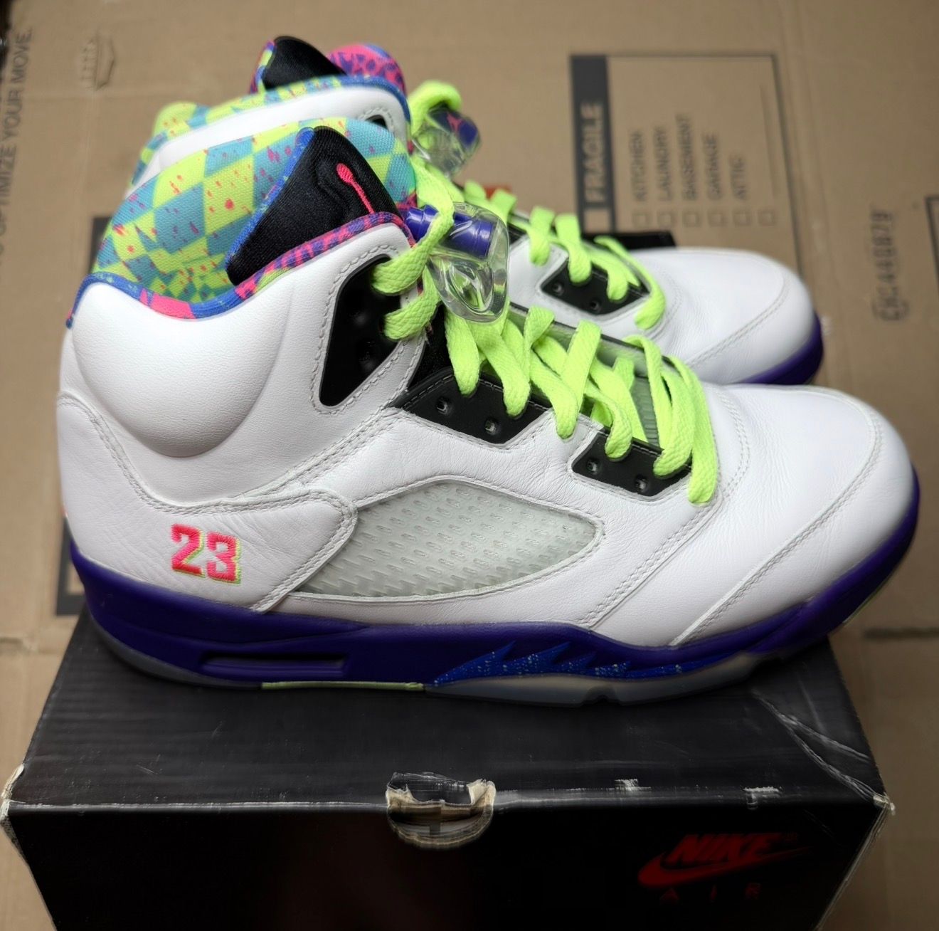 WORN JORDAN 5 "BEL AIR" - Used/Worn